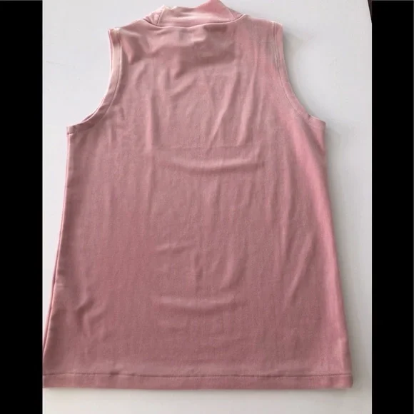 J Crew Velvet Mock Neck Sleeveless Top - Picture 4 of 4